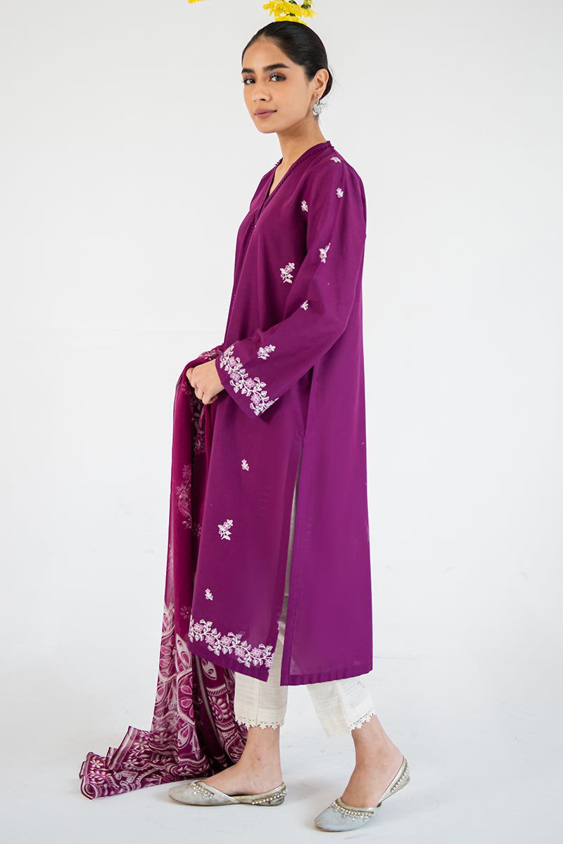 IMPERIAL 2PC Women's Ethnic Outfit Set (Kurta & Dupatta) - Traditional Indian Wear for Festivals, Weddings & Special Occasions