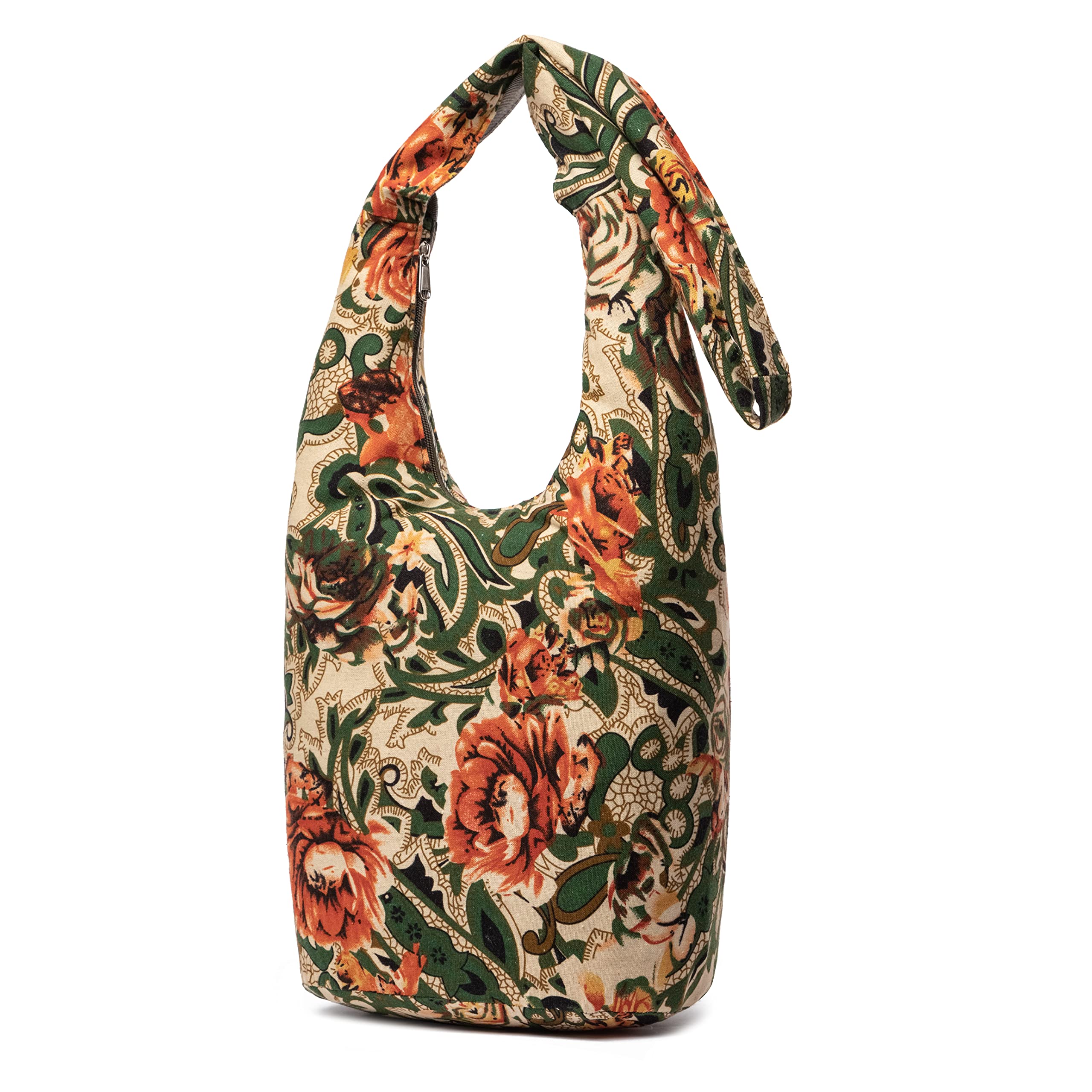 Stylish Women's Canvas Shoulder Bag - Bohemian Animal Print Crossbody Purse for Everyday Use, Travel & Casual Outings
