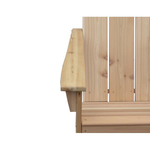Premium Western Red Cedar Modern Adirondack Chair - Weather-Resistant Outdoor Patio Furniture for Garden, Poolside & Backyard Relaxation