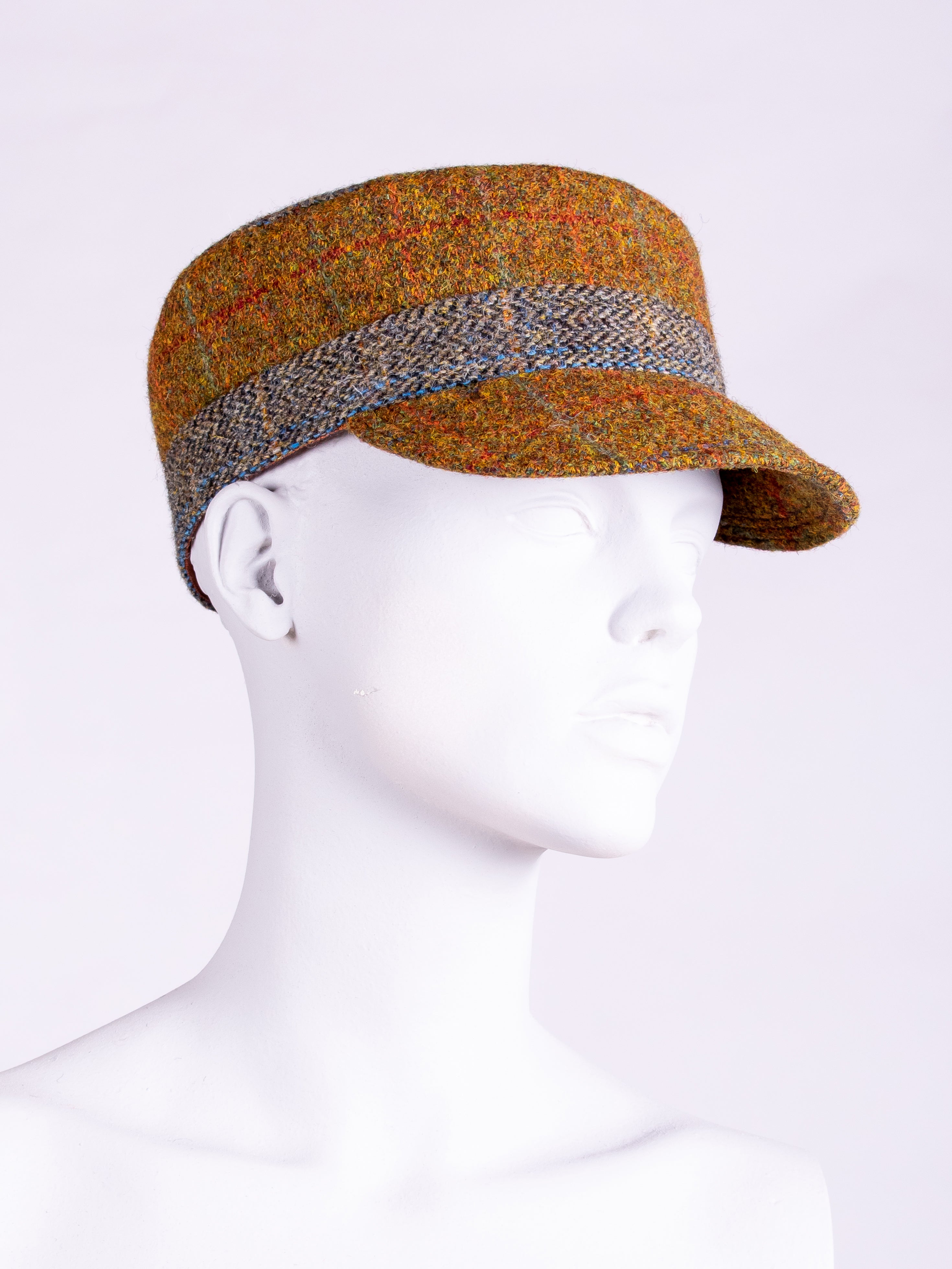 Town and Country Cap in Rust & Sage Colors - Stylish Outdoor Hat for Hiking, Camping, and Everyday Wear