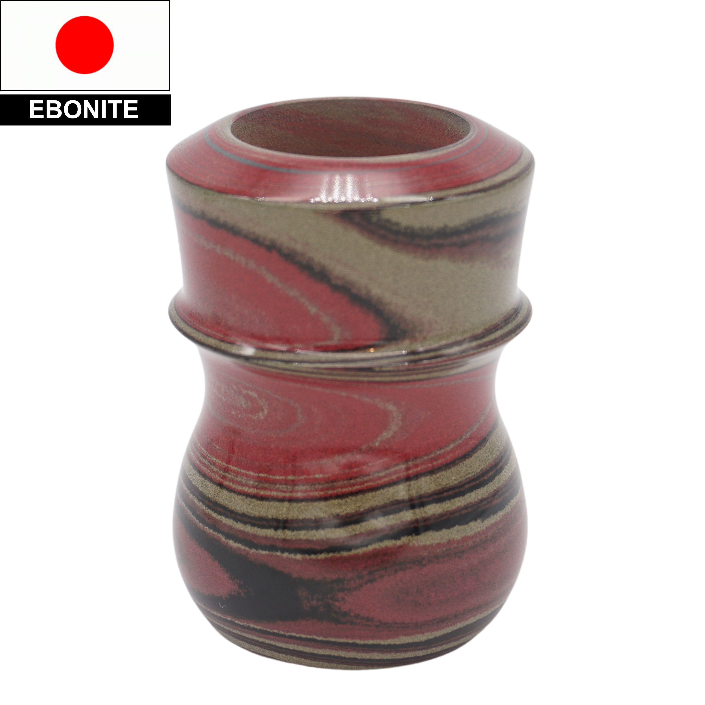 Premium Mars Ebonite Handmade Shaving Brush Handle - Fits 24mm & 26mm Knots - Perfect for Wet Shaving & Grooming Gifts