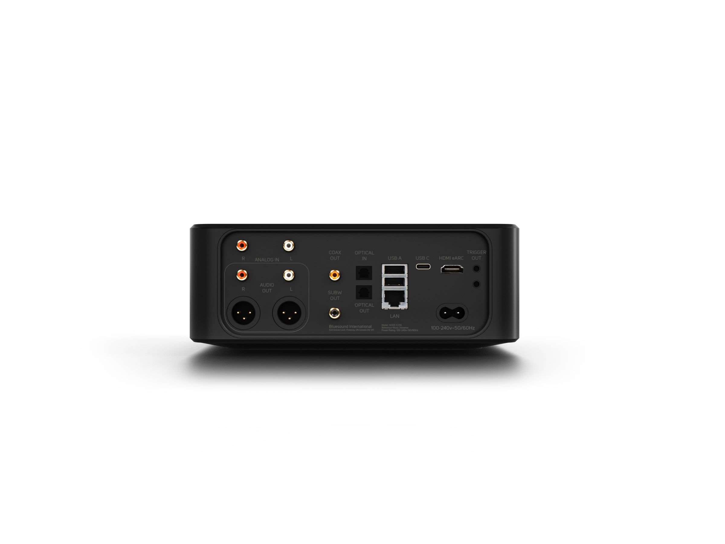 Bluesound Node Icon - High-Fidelity Wireless Music Streamer for Home Audio | Perfect for Living Room, Bedroom, and Home Theater Systems