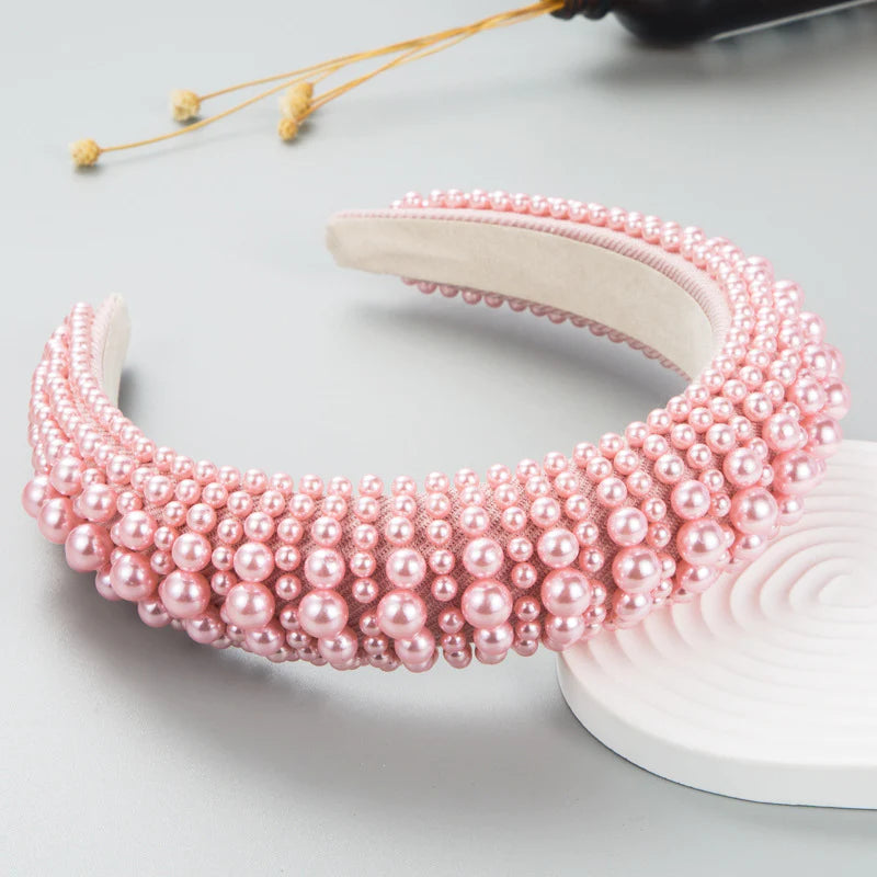 Kelly Hairband for Women & Girls - Soft Stretch Baby Pink Headband for Everyday Wear, Sports, and Fashion Accessories