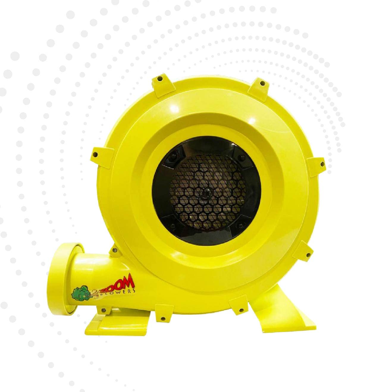 Zoom Blowers Portable Air Pump for Inflatables - High Power Compact Electric Air Blower for Bounce Houses, Water Slides & Obstacle Courses | Energy Efficient Outdoor Party & Kids Event Inflatable Pump