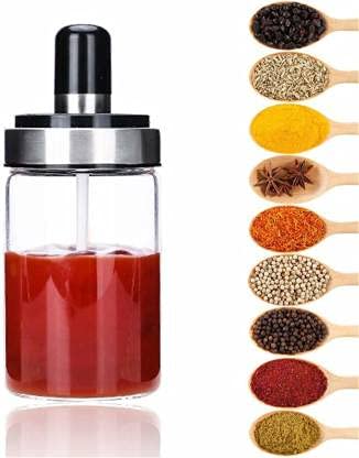 FASTIVEN Glass Sugar Bowl with Lid & Spoon - 250ml Airtight Sugar Storage Container for Kitchen, Coffee, Tea, Baking - Elegant Home Decor & Practical Kitchen Organizer for Countertop, Pantry, Dining Table