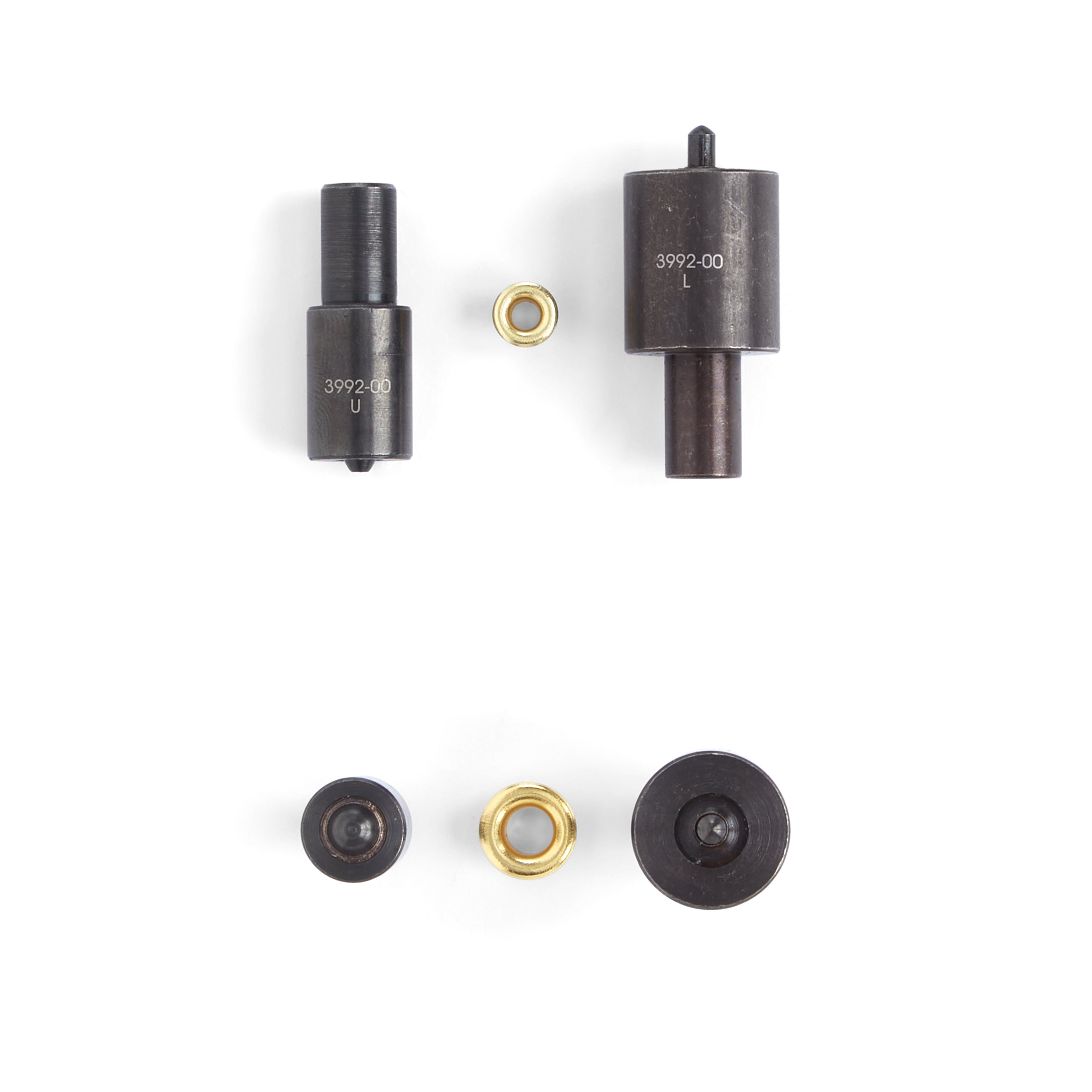 Premium Hand Press Die Eyelets Kit - Durable Metal Eyelet Fasteners for Leather, Fabric & DIY Crafts - Perfect for Clothing, Bags, Shoes & Accessories