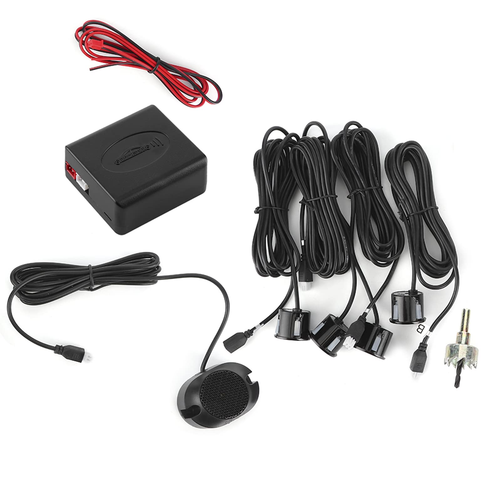 Car Reverse Parking Sensor System with Buzzer Alarm & Backup Radar Assistance - Safe Parking Aid Kit for Vehicles | Perfect for Tight Parking Spaces & Nighttime Reversing