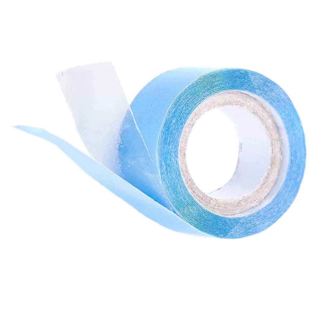 Easnea 3 Yards Lace Front Wig Support Tape Roll - Strong Adhesive Double Sided Hair Replacement Tape for Skin Weft, Toupees, Beards & Wigs - Waterproof 2.5cm Wide - Secure Hold for Daily Wear, Cosplay & Special Events