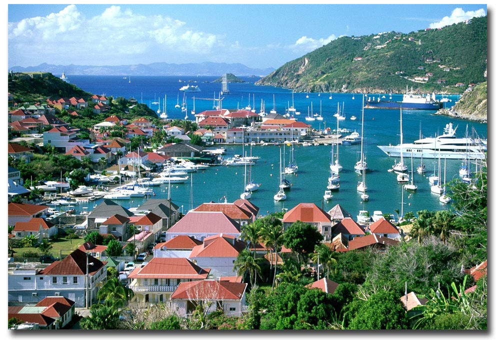 St. Barts Island French Travel Souvenir Fridge Magnet 2.5