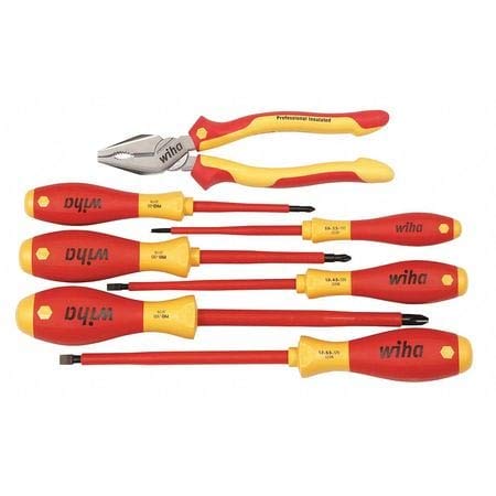 Professional 7-Piece Electrician Tool Kit - Essential Electrical Repair Tools for Home & DIY Projects | Perfect for Wiring, Installations & Maintenance