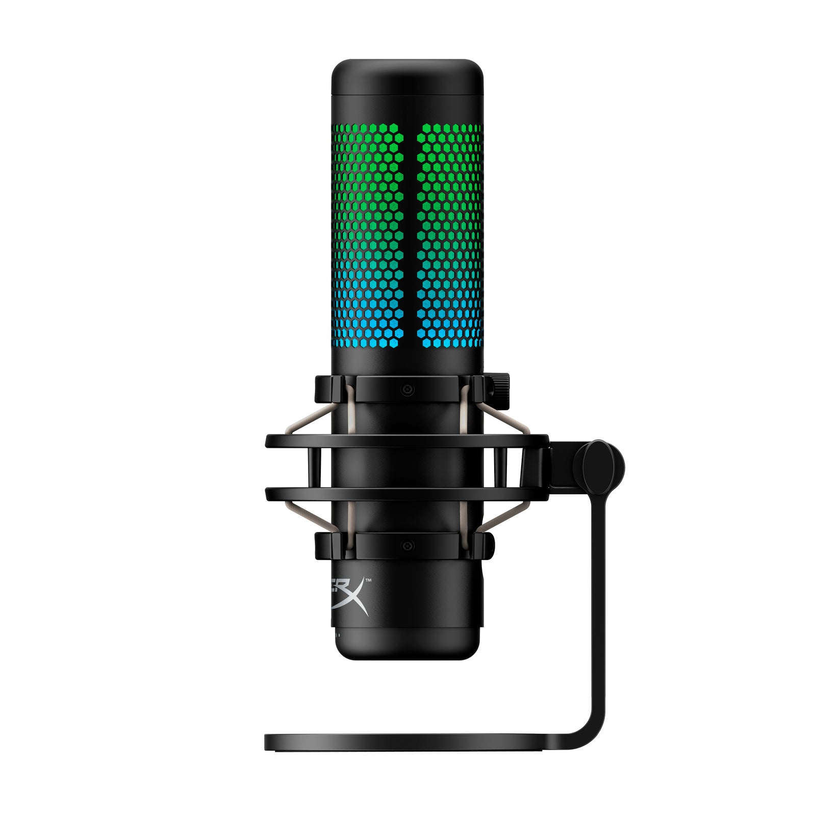 HyperX QuadCast S USB Condenser Microphone with RGB Lighting - Professional Streaming, Podcasting & Gaming Mic for PC, PS4 & Mac - Perfect for Twitch, YouTube & Discord