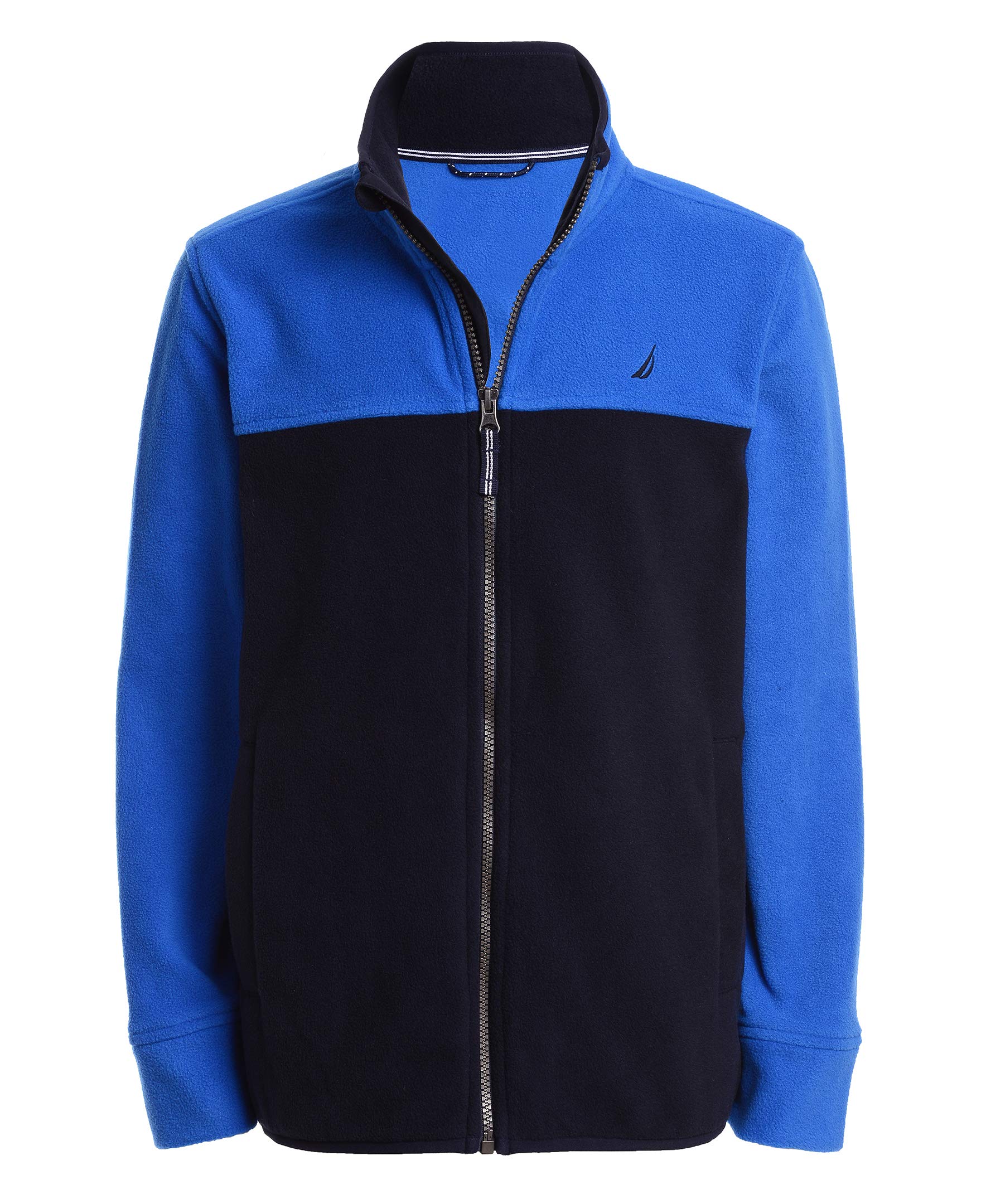 Nautica Boys' Full-Zip Fleece Jacket | Warm & Cozy Winter Outerwear for Kids | Perfect for School, Playdates & Outdoor Adventures