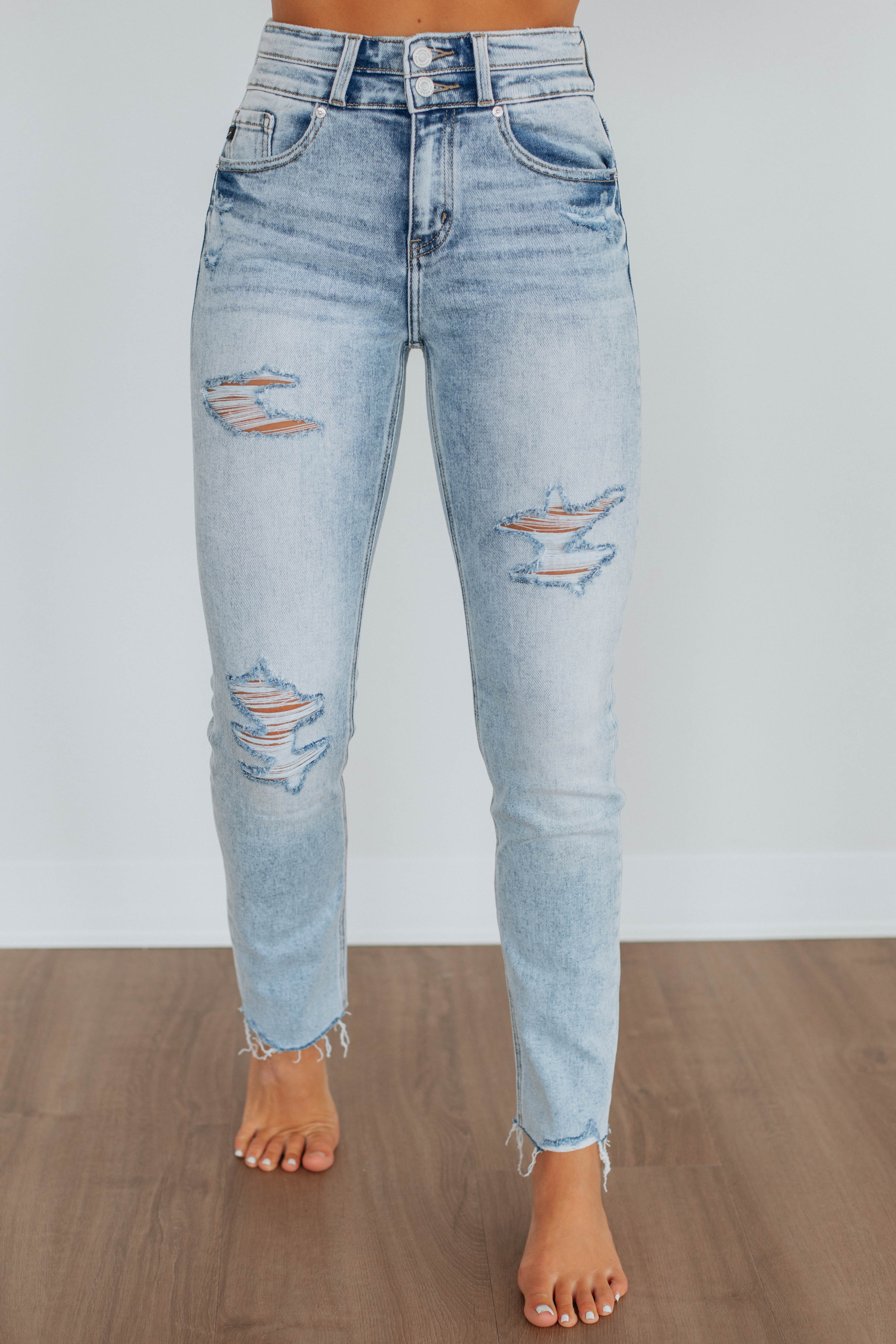 Vintage Light Wash Jagger KanCan High Waist Jeans for Women | Retro Denim Pants | Perfect for Casual Outfits, Date Nights & 90s Fashion Style