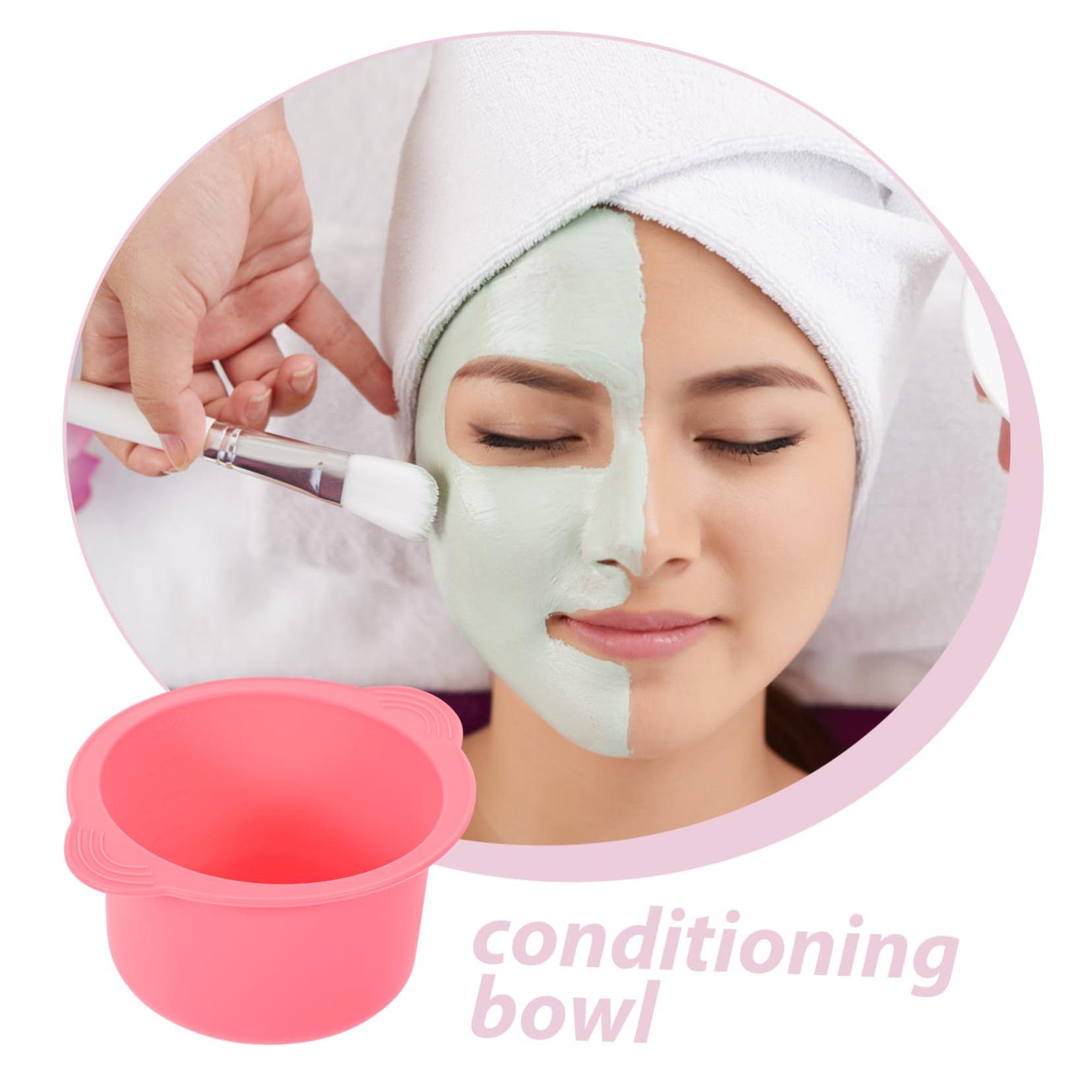 2PCS Pink Hair Removal Wax Machine Kit with Wax Warmer, Wax Strips & Wax Bowl - At-Home Waxing for Legs, Bikini, Face & Body - Painless Hair Remover for Smooth Skin