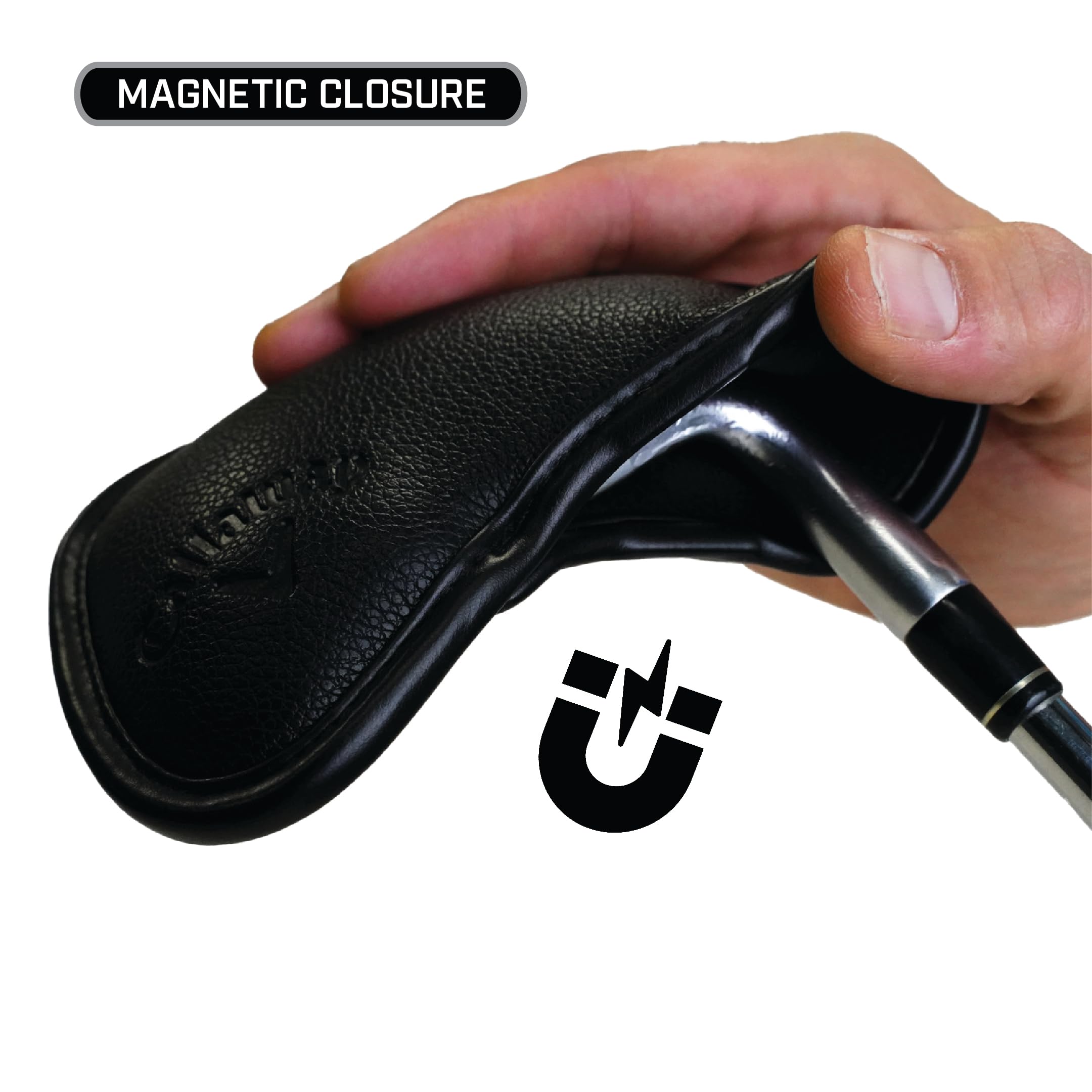 Callaway Golf Magnetic Iron Headcovers - Premium Club Protection for Golfers | Perfect for Driving Range, Course Play & Travel