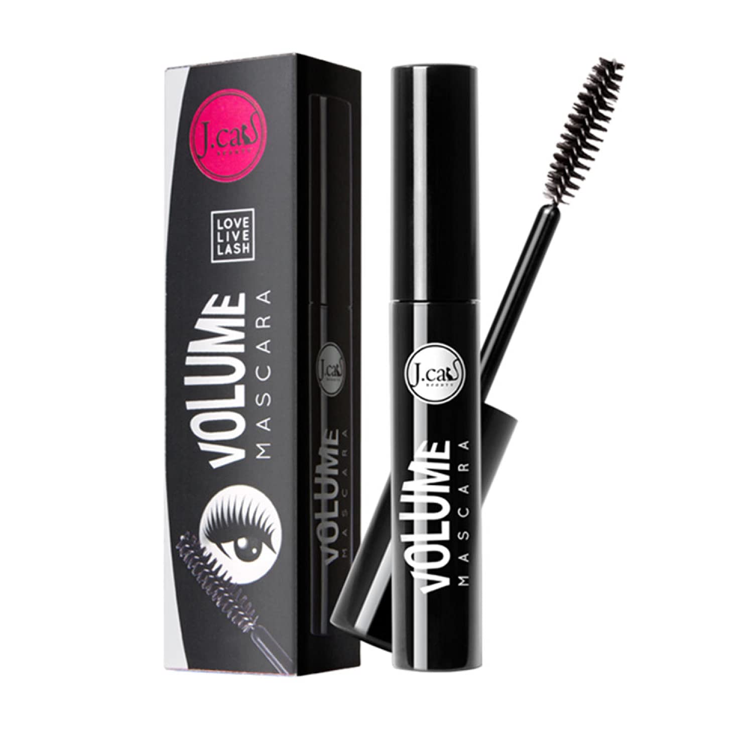J.Cat Love Live Lash Mascara (LLL102) - Volumizing & Lengthening Waterproof Mascara for Dramatic Lashes | Perfect for Night Out, Date Night & Special Occasions