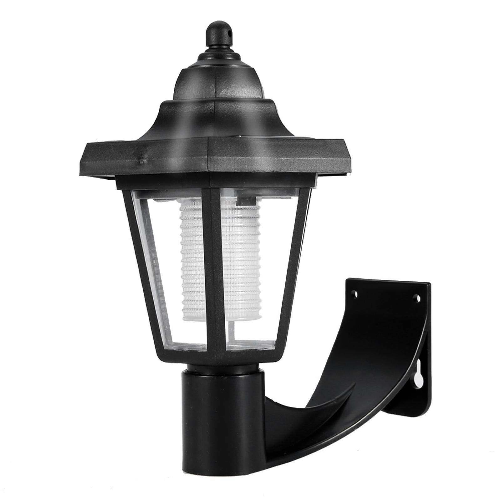 Solar LED Pillar Light - Bright White Outdoor Wall Lamp for Balcony, Yard, Garden, Pathway & Patio Lighting | Weatherproof & Energy-Efficient Landscape Decoration