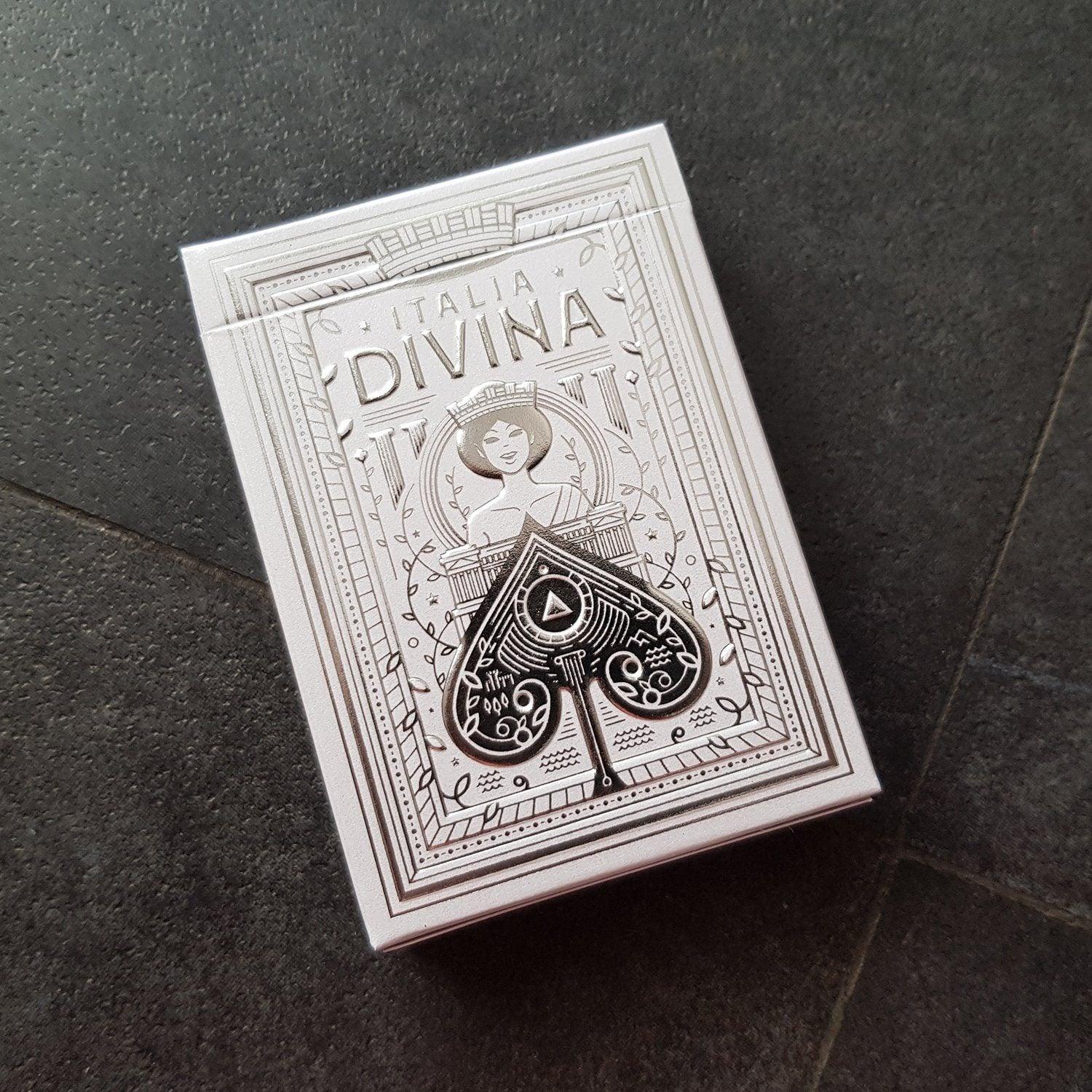 Italia Divina Luxury Playing Cards by Thirdway Industries - Premium Italian-Themed Deck for Card Games, Magic Tricks & Collectors | Perfect for Poker, Blackjack & Gift Giving