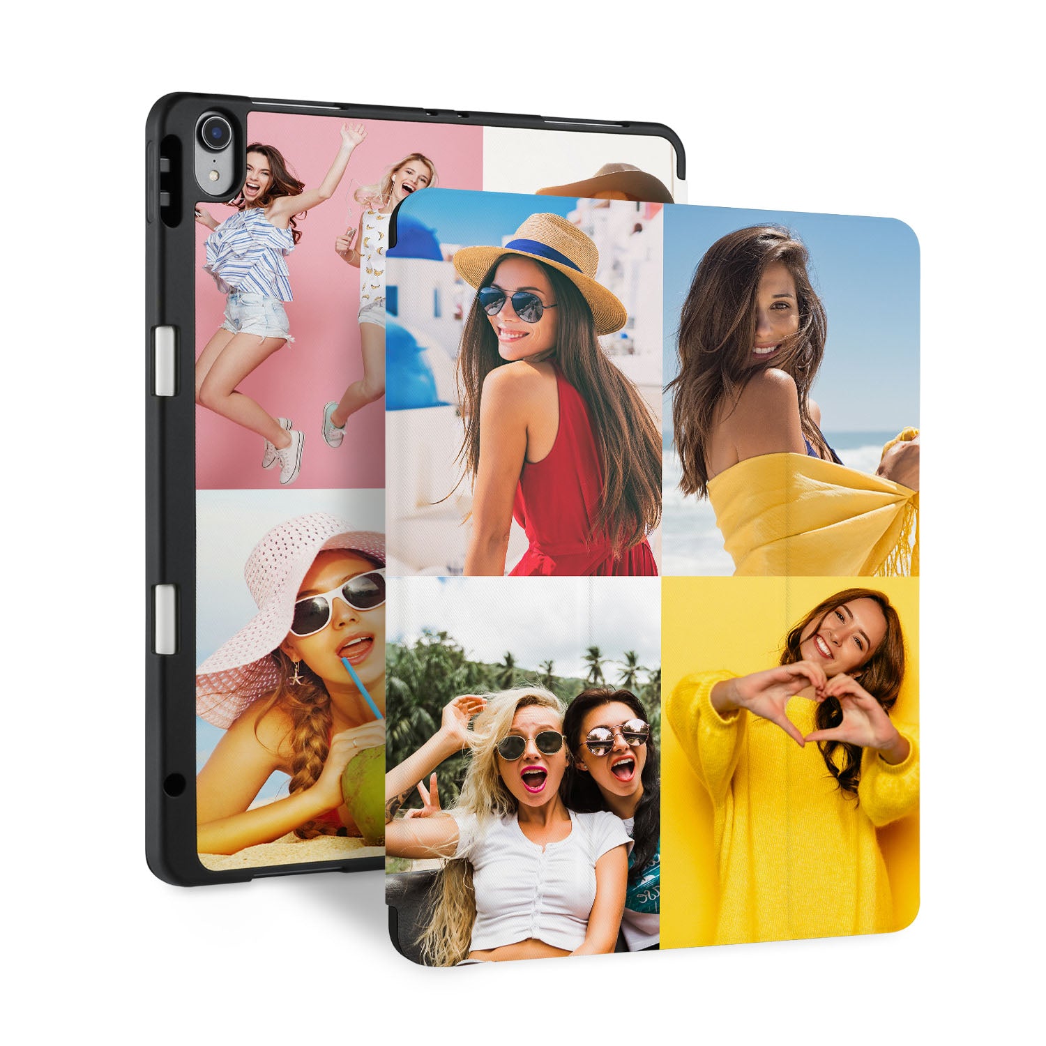 Premium iPad Case with 8 Photo Slots - Durable Protective Cover for iPad 6th/7th/8th/9th Gen - Perfect for Family Photos, Travel Memories & Personalization