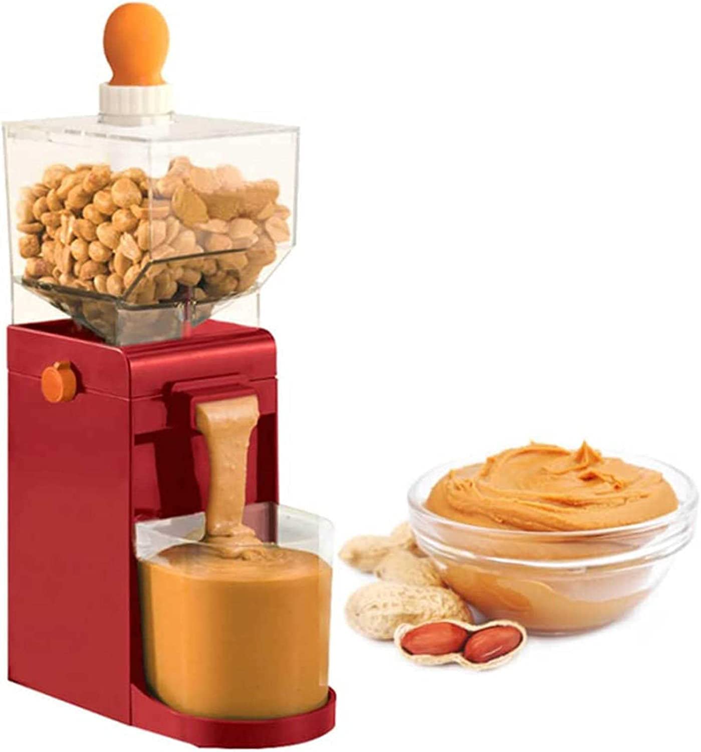 500ml Electric Peanut Butter Grinder Machine - Nut, Grain, Coffee, Corn, Cashew & Hazelnut Grinder with Non-Slip Base - Perfect for Home Kitchen, Smoothie Shops & Healthy Snack Preparation