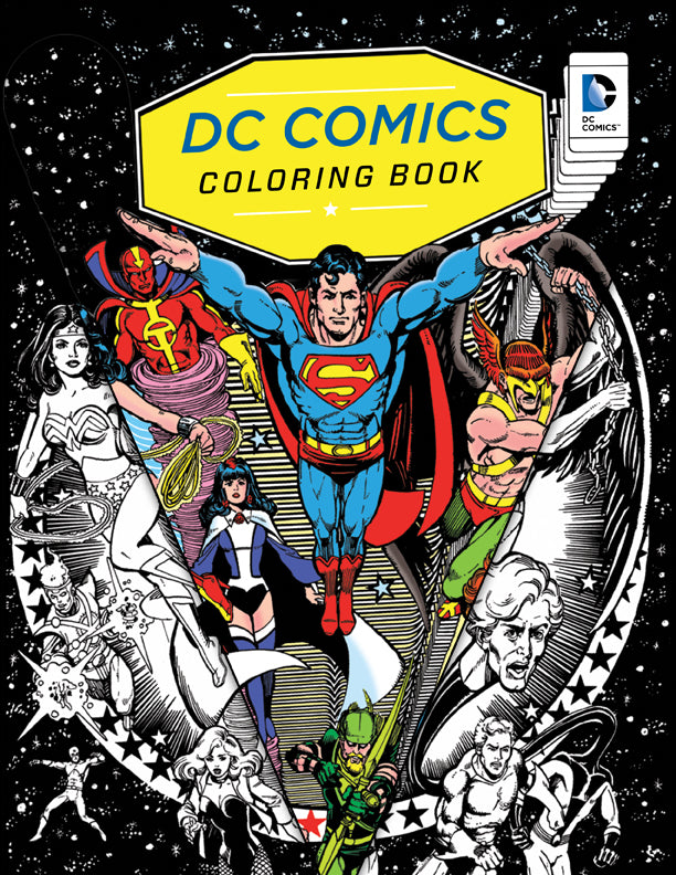 DC Comics Coloring Book for Adults & Kids - Superhero & Villain Art Therapy for Stress Relief & Creativity | Perfect for Gifts, Parties & Relaxation
