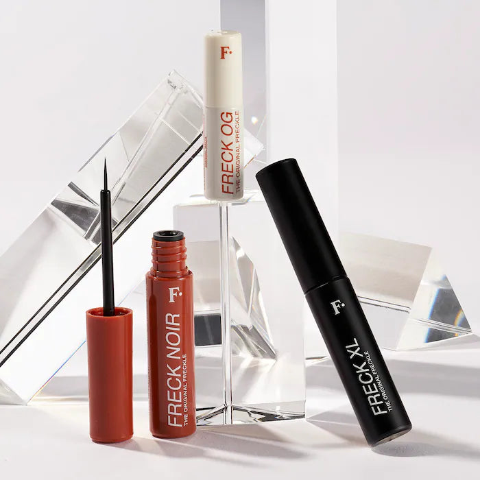 Freck The Original Natural Freckle Pen & Highlighter – Vegan, Cruelty-Free Freckle Makeup for Sun-Kissed Look | Perfect for Everyday Glam & No-Makeup Makeup Looks