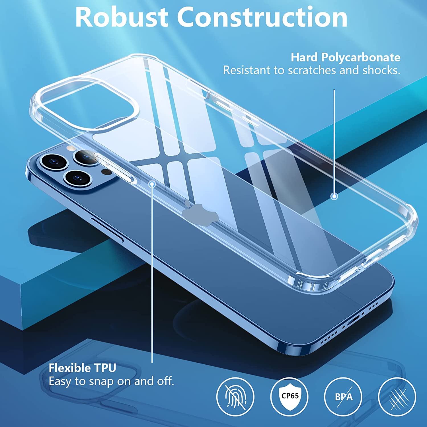 Premium iPhone 14 Pro Max Clear Case - Anti-Yellowing Transparent Cover with Shockproof Protection | Perfect for Everyday Use, Travel & Outdoor Activities