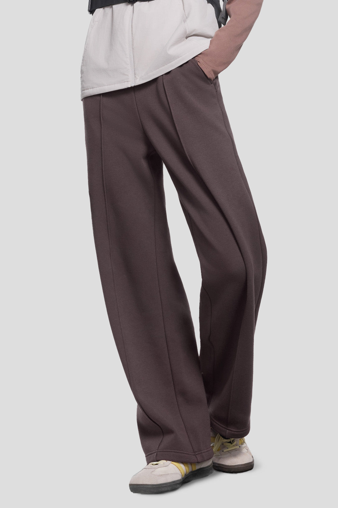 FlexWarm Women's High Stretch Wide Leg Thermal Pants - Winter Warm Fleece Lined Pants for Yoga, Lounge & Outdoor Activities