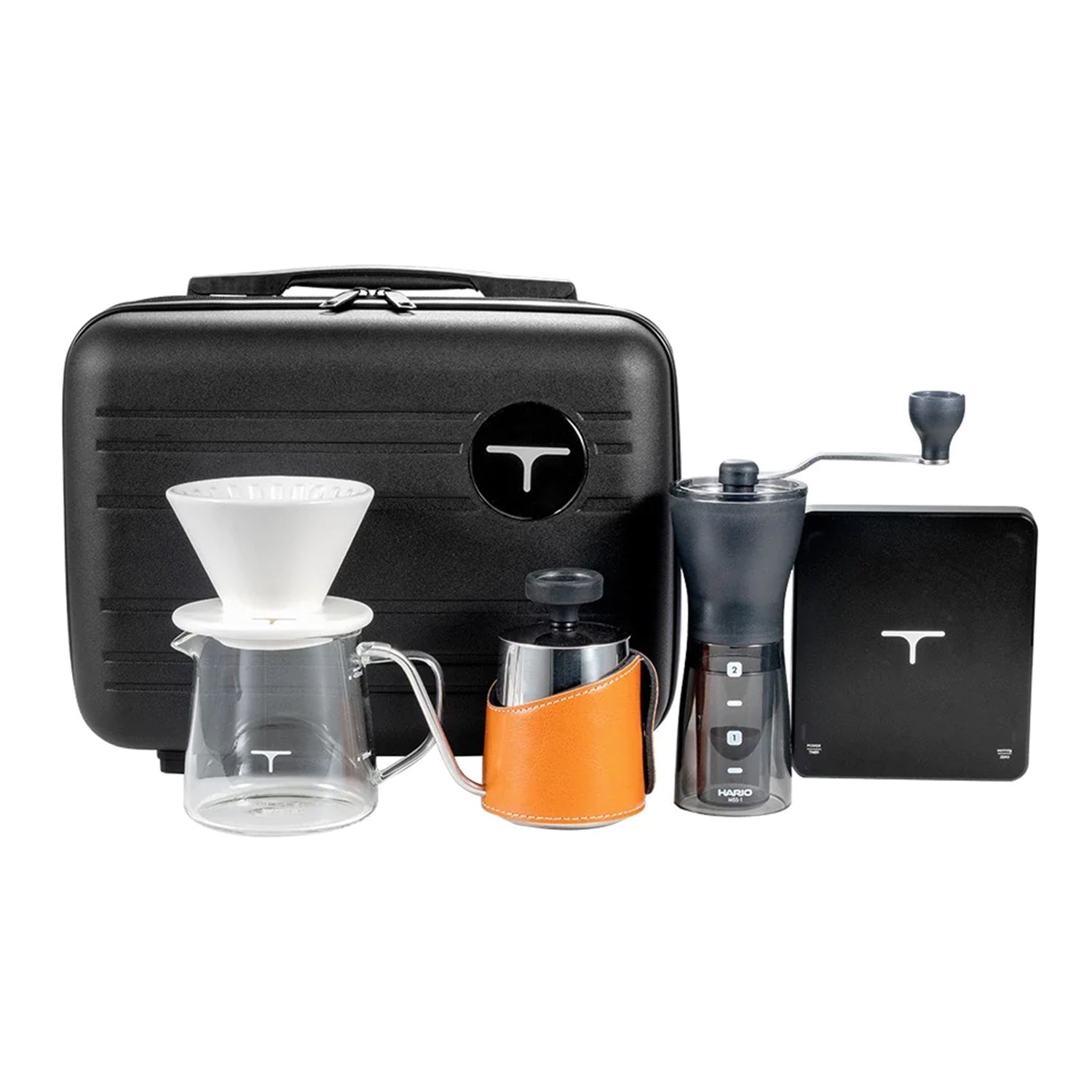 I.XXI 6-Piece Portable Coffee Travel Kit with Stainless Steel Mug - Perfect for Camping, Office & Road Trips