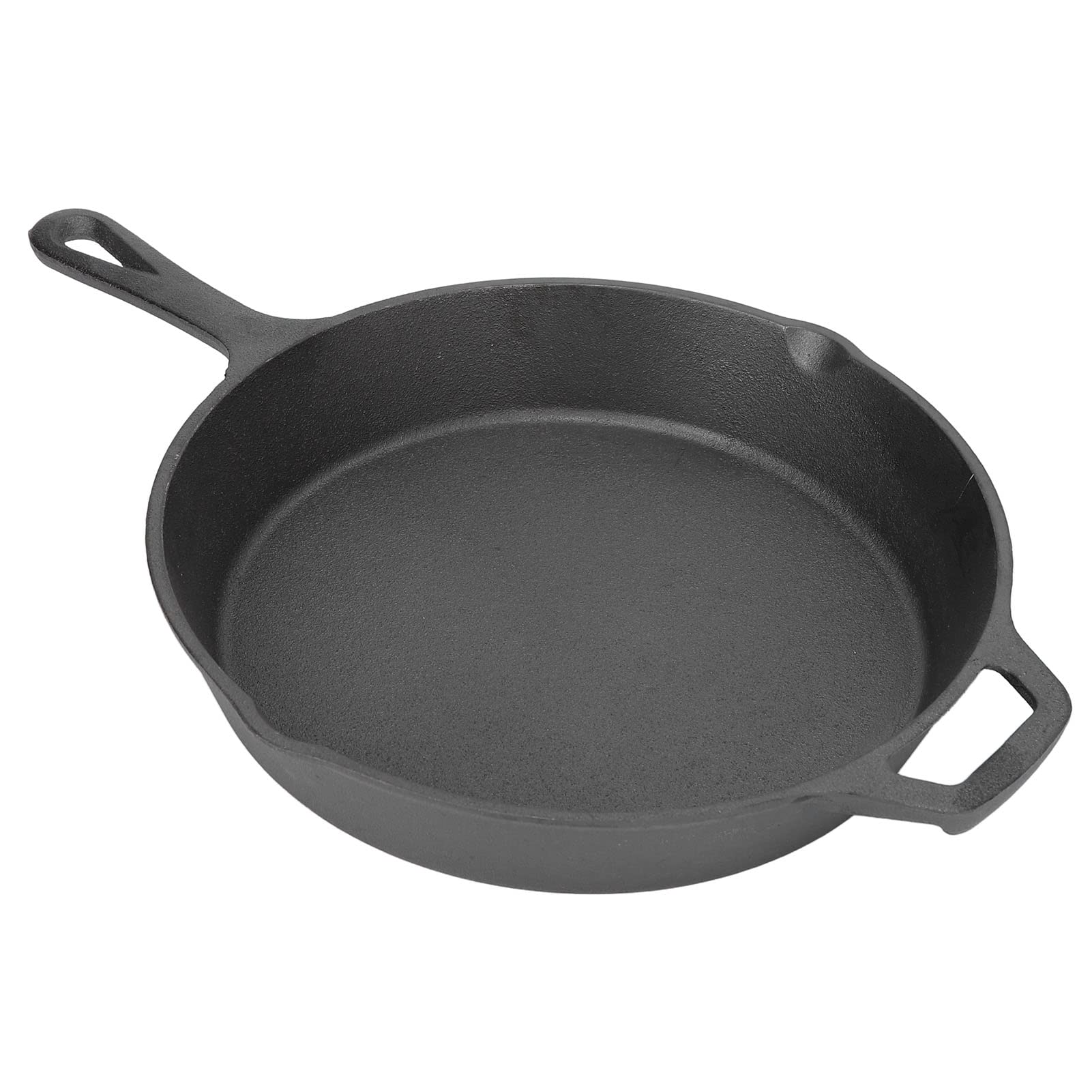 Premium 12-Inch Cast Iron Skillet - Oven Safe Nonstick Pan for Baking, Cooking & Serving - Heavy Duty Durable Design with Even Heat Distribution - Perfect for Stovetop, Grill & Oven Use (31cm Diameter)