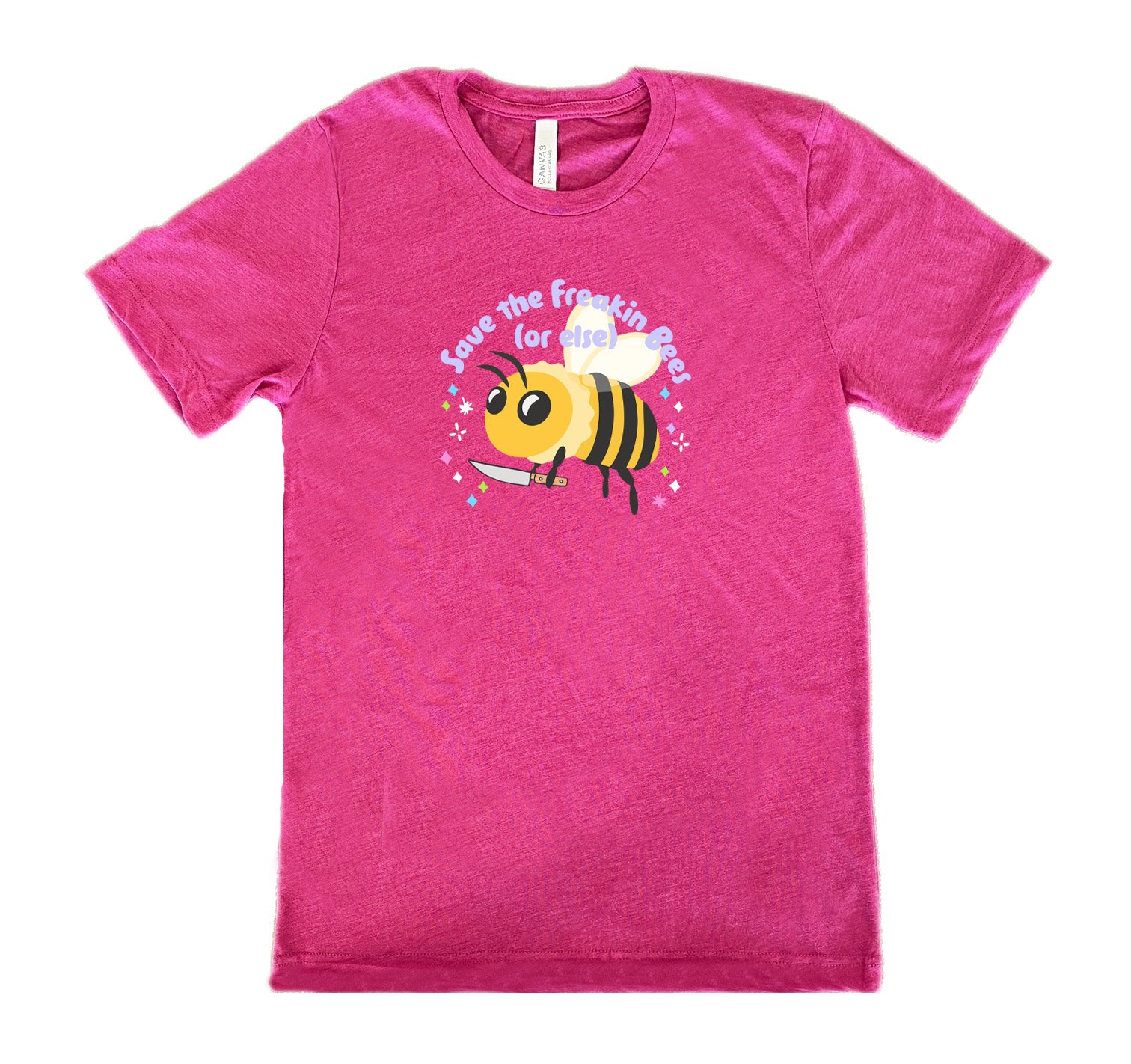 Save The Bees T-Shirt - Unisex Eco-Friendly Organic Cotton Tee - Support Pollinators & Environmental Conservation - Perfect for Earth Day, Beekeeping, and Nature Lovers