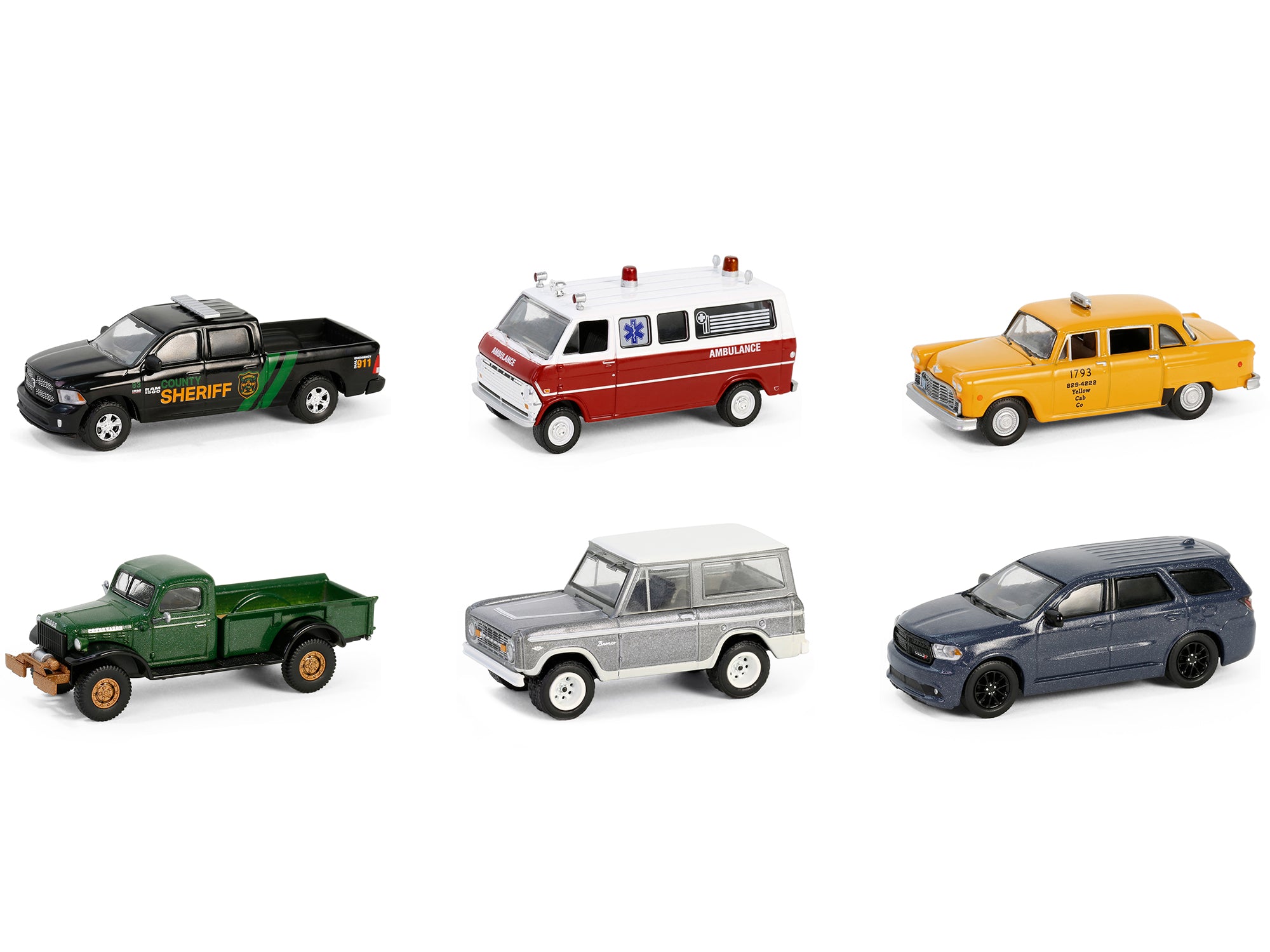 Greenlight Hollywood Series 1/64 Diecast Model Cars - Set of 6 Collectible Vehicles (42 Release) | Perfect for Display, Gifts & Car Enthusiast Collections