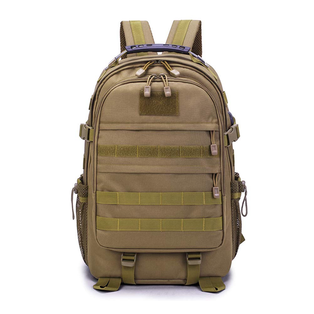 40L Camo Backpack for Boys - Military Style MOLLE School Bookbag with USB Charging Port - Perfect for School, Hiking, Travel & Outdoor Adventures