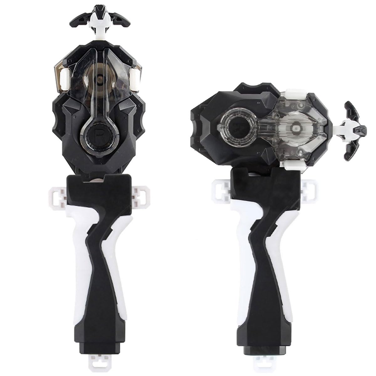 Beyblade Burst B-184 Left & Right Spin Launcher with Grip - Compatible with All Beyblade Burst Series (Black) | Perfect for Competitive Battles & Collection Display