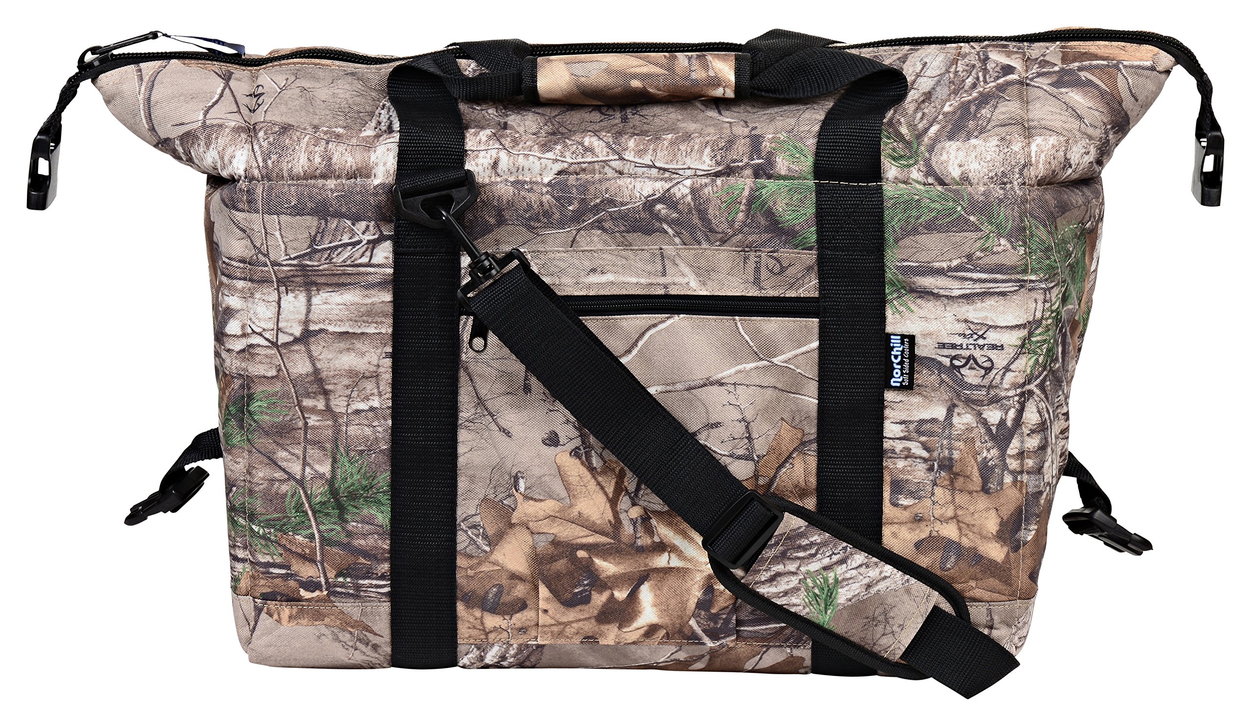 NorChill Soft Coolers - Insulated Soft Cooler Bag with Realtree Xtra Camo Design | Perfect for Camping, Picnics, Beach Trips & Outdoor Adventures