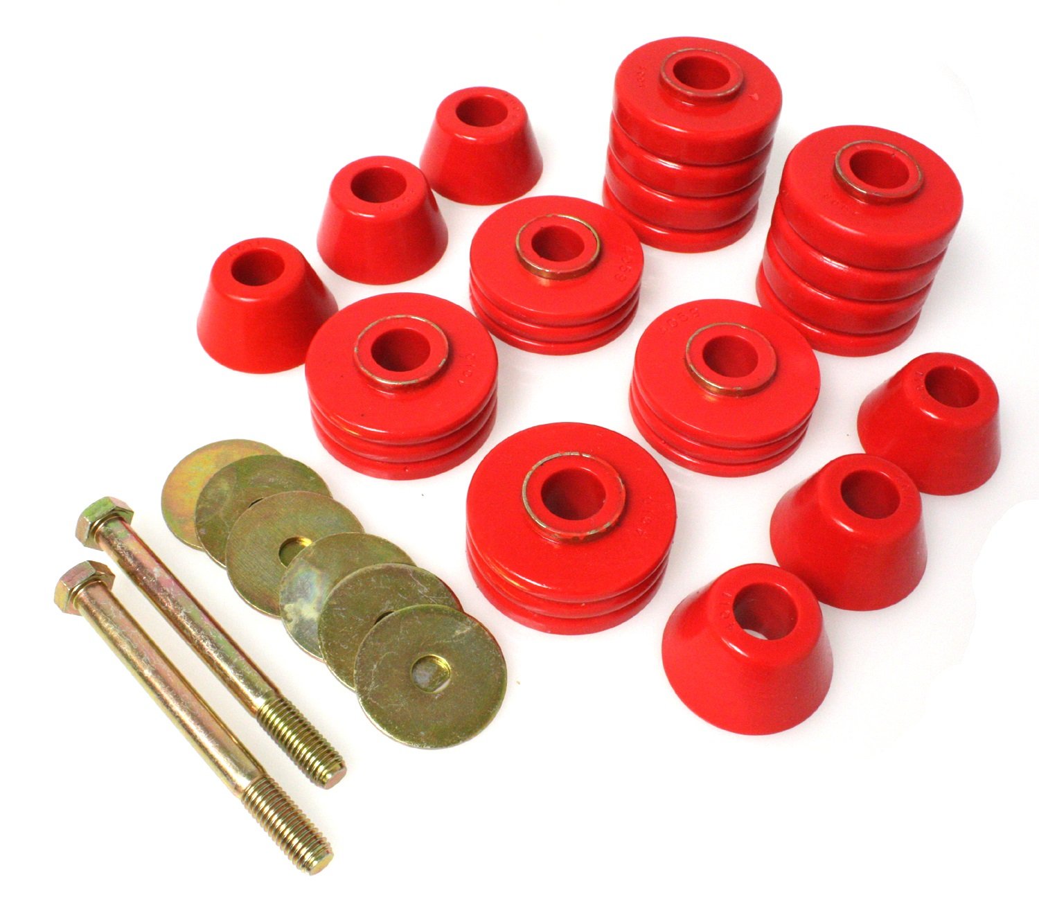 ENERGY SUSPN Energy Suspension 3.4103R Body Mount Bushing Kit for GM Trucks & SUVs - Durable Rubber Replacement for Smooth Ride & Vibration Reduction