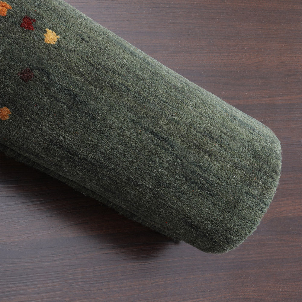 Premium Hand-Knotted Wool Rug from Cebu - Soft & Durable for Living Room, Bedroom, or Office Decor