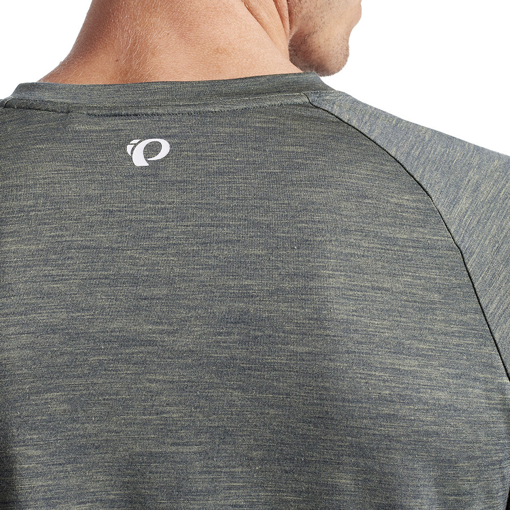 Men's Canyon Merino Wool 3/4 Sleeve Jersey Shirt - Lightweight & Breathable for Hiking, Travel & Outdoor Adventures