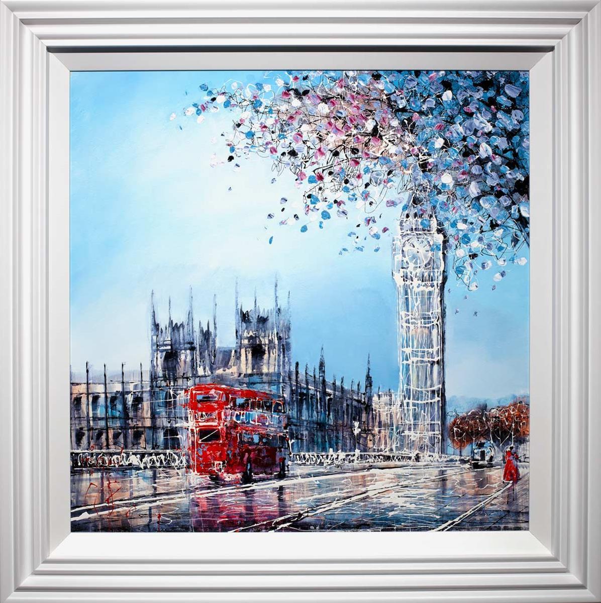 Original Winter Walk Painting - Handmade Artwork for Home Decor, Office & Gift Ideas | Perfect for Living Room, Bedroom & Holiday Presents