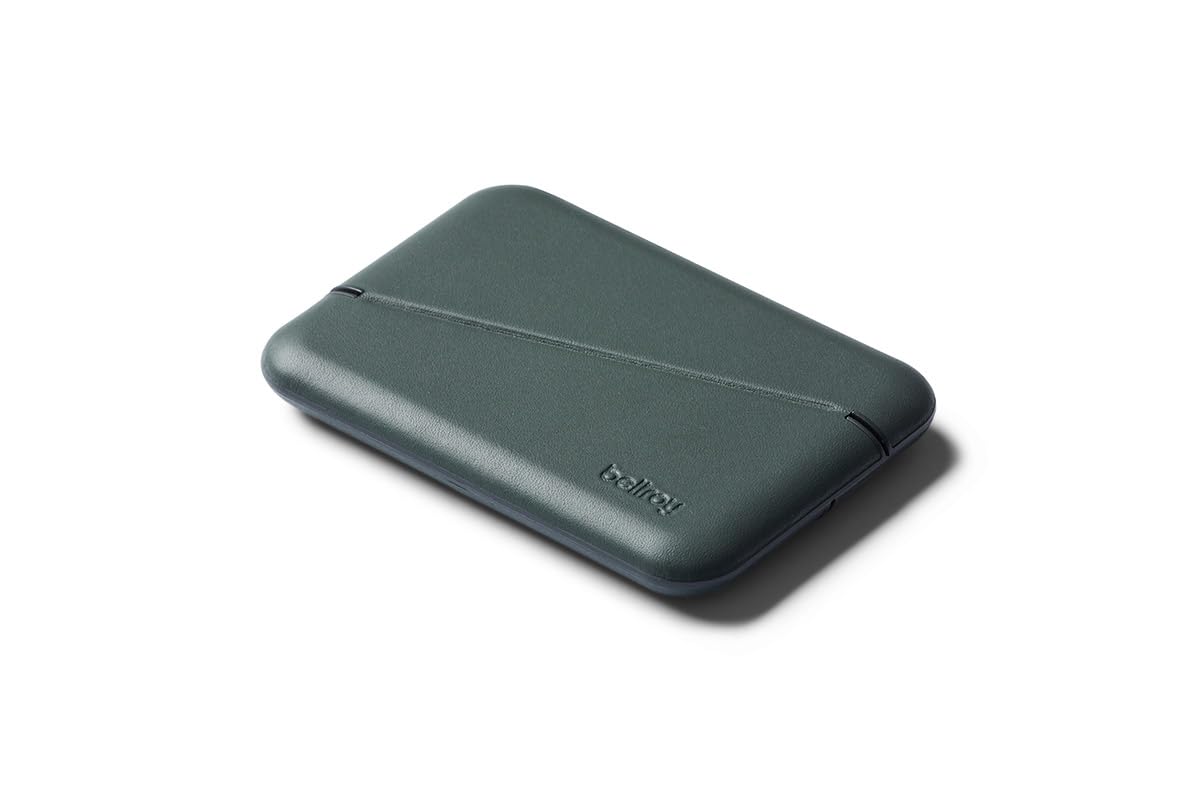 Bellroy Flip Case Second Edition - Slim RFID Blocking Card Holder & Hardshell Wallet (Everglade Green) - Perfect for Travel, Everyday Carry & Minimalist Lifestyle