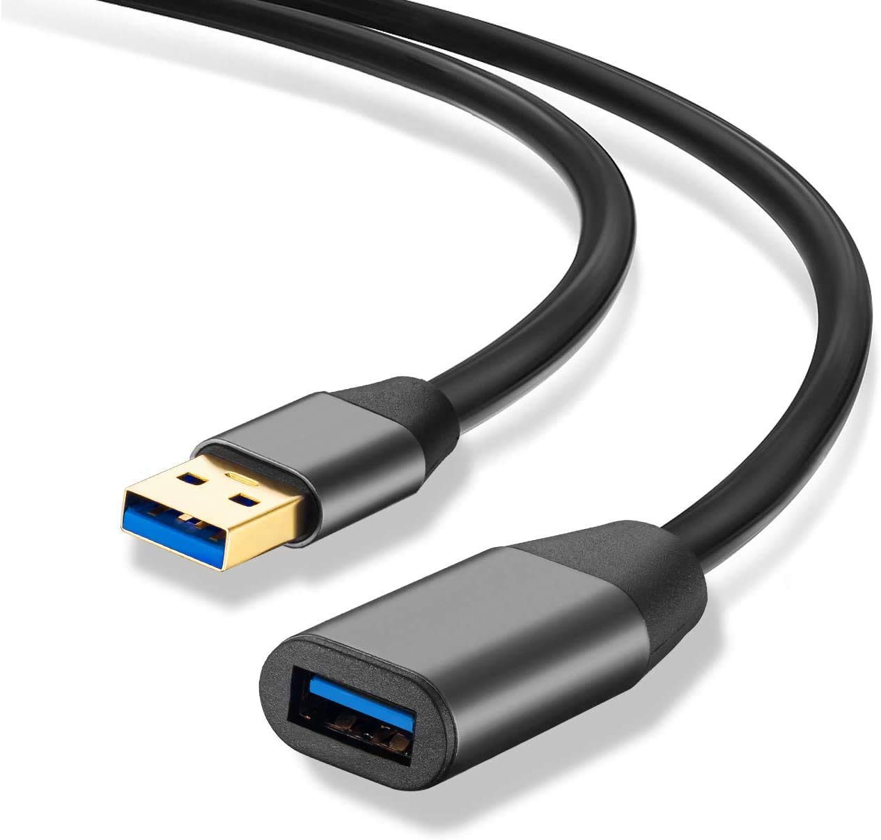 XXONE USB 3.0 Extension Cable 20ft - SuperSpeed A Male to Female Cord for Printer, Xbox, Hard Drive - Home & Office Use
