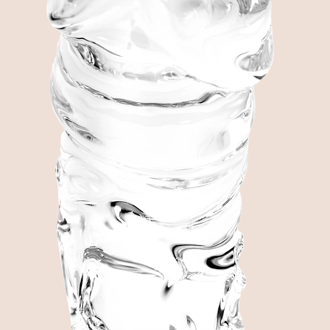 Icicles No. 62 Glass Dildo - Premium Handmade Glass Sex Toy for Adults, Smooth Curved Design for G-Spot Stimulation | Perfect for Couples Play, Solo Exploration & Sensual Massage