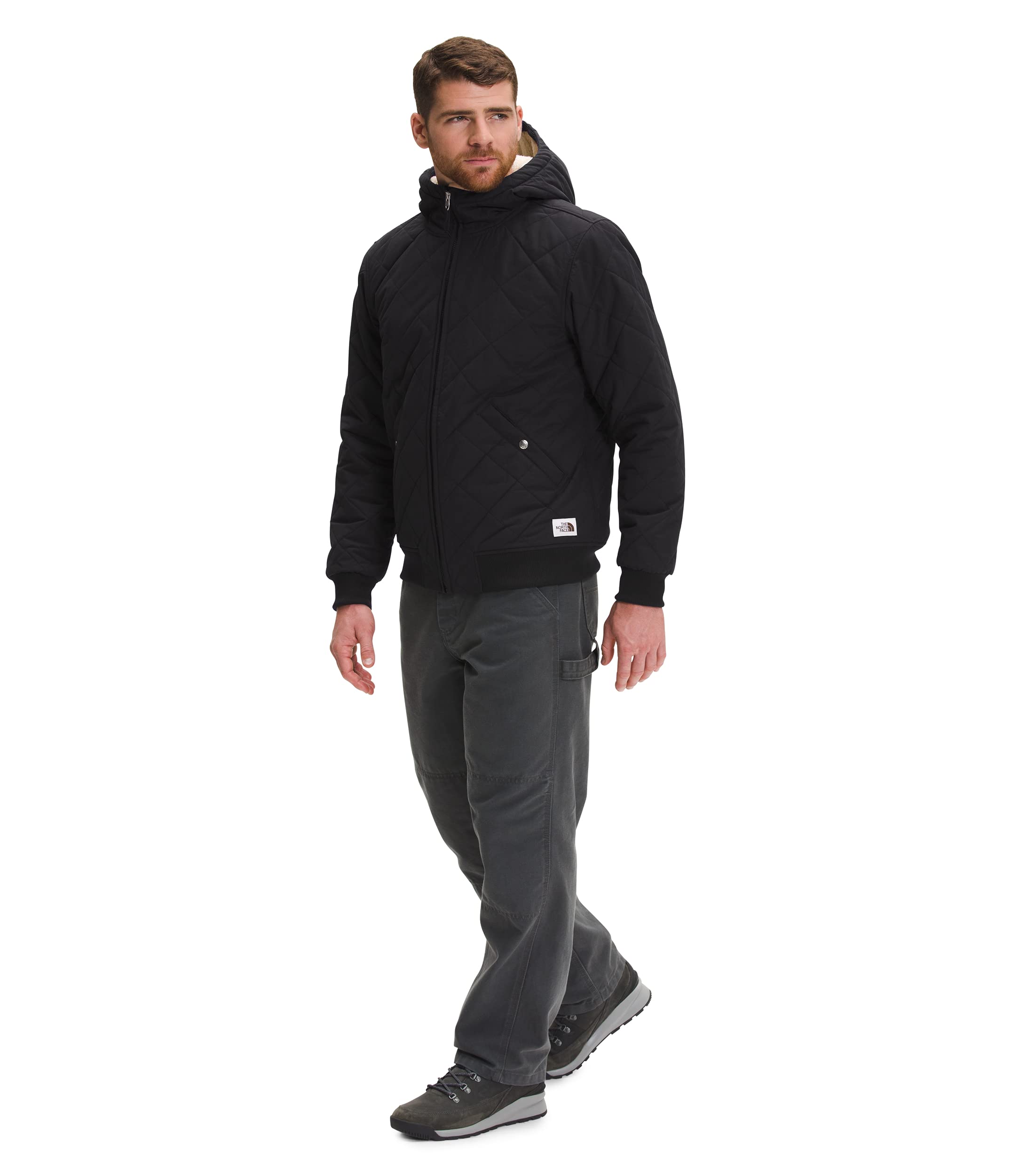 The North Face Cuchillo Insulated Full Zip Hoodie for Men - Lightweight Winter Jacket with Water-Resistant Shell - Perfect for Hiking, Camping & Outdoor Adventures