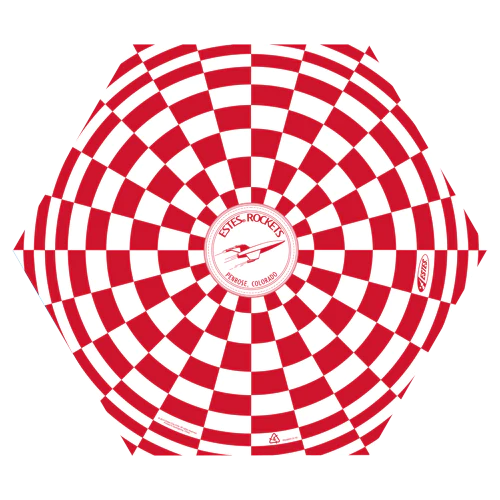 Estes 24 Inch Nylon Parachute for Model Rockets (2271) - Perfect for Safe Landing of DIY Rocket Projects, STEM Education & Outdoor Science Experiments