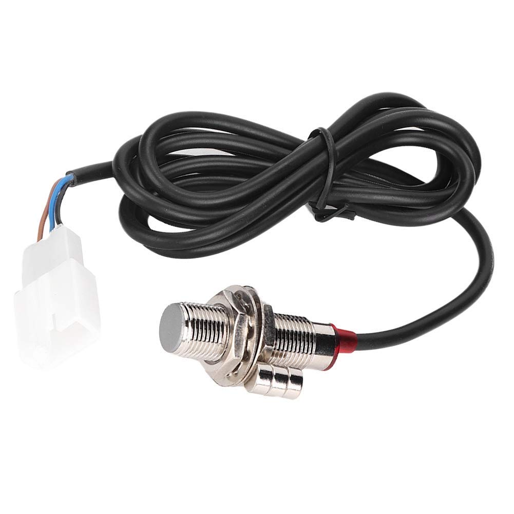 Aramox Motorcycle Speedometer Sensor Cable with 3 Magnets - Compatible with Digital Odometer & Speedometer - Perfect for Harley, Honda, Yamaha & More - Easy Installation for Accurate Speed Readings