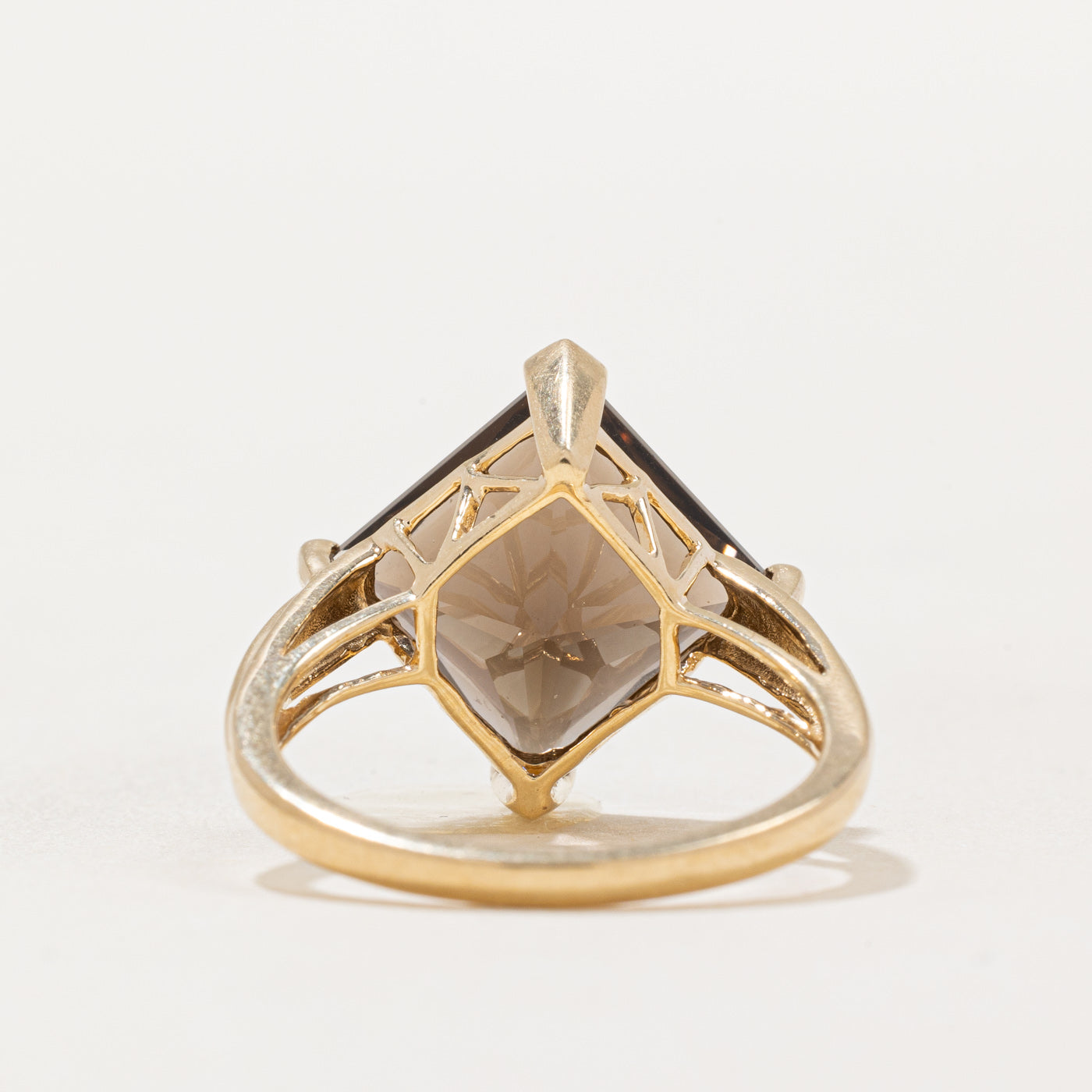 5.50ct Smoky Quartz Cocktail Ring for Women - Size 7.25 | Elegant Statement Jewelry for Evening Parties, Weddings & Special Occasions