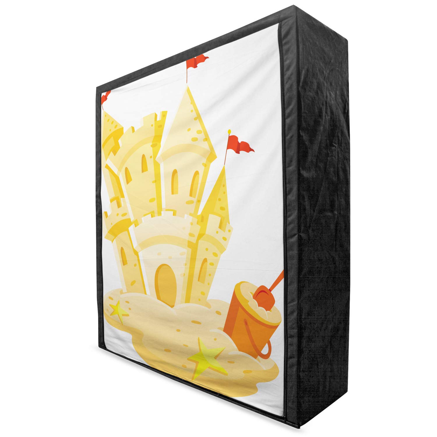 Ambesonne Summer Portable Fabric Wardrobe - 59