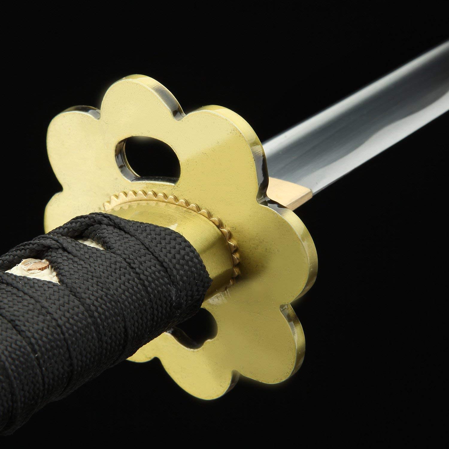 Zoro Katana - Handmade 1045 Carbon Steel Japanese Samurai Sword - Authentic One Piece Roronoa Zoro Replica - Perfect for Cosplay, Martial Arts Training & Anime Collection