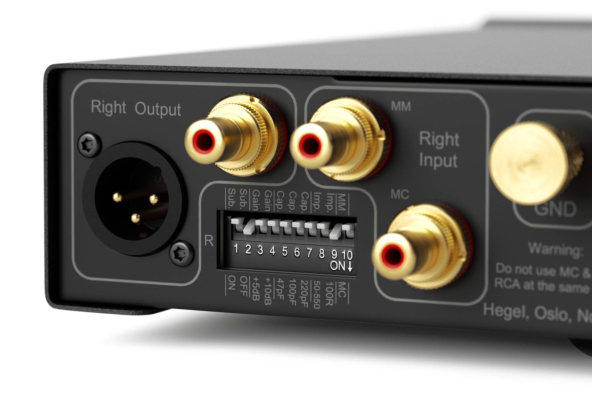 Hegel V10 MM/MC Phono Preamplifier - High-End Audiophile Turntable Preamp for Vinyl Records - Perfect for Home Audio Systems & Music Studios