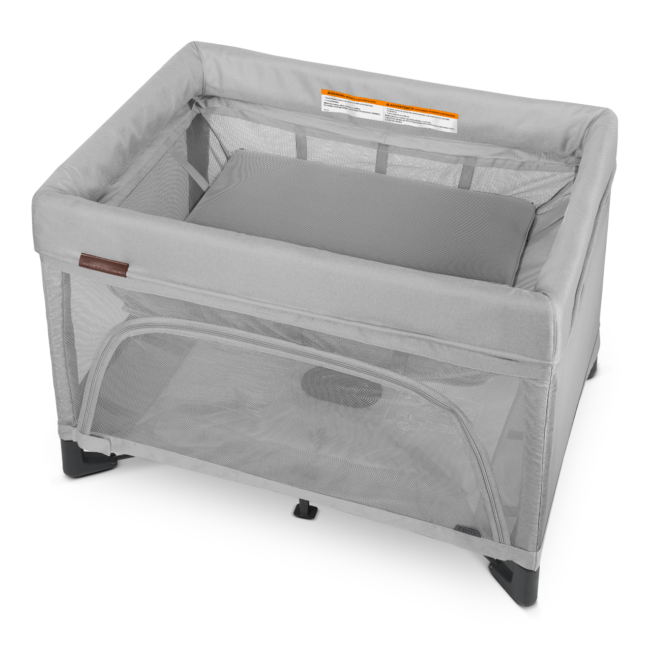 UPPAbaby Remi Playard - Portable Baby Playpen with Mattress, Grey (Stella) | Perfect for Travel, Nursery & Indoor/Outdoor Use